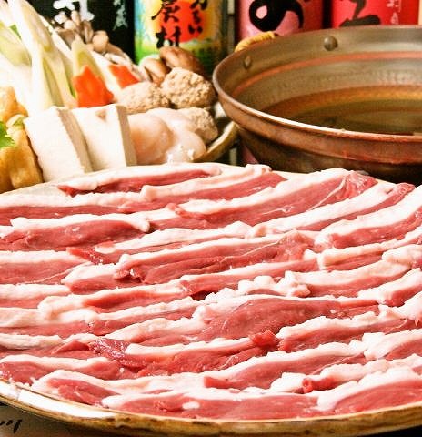 鴨しゃぶうどんすき